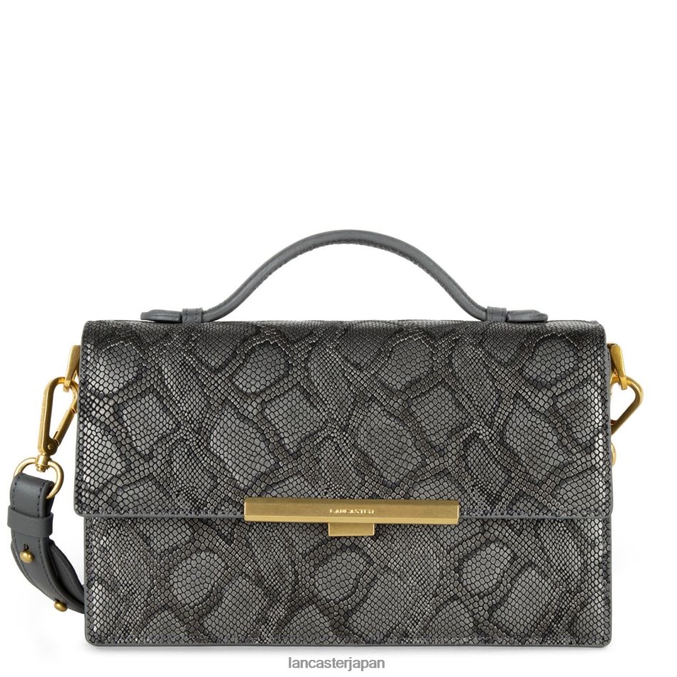 バッグ Lancaster Paris ハンドバッグエキゾチックリー グリメタルパイソン 女性 VB8ZLR3345