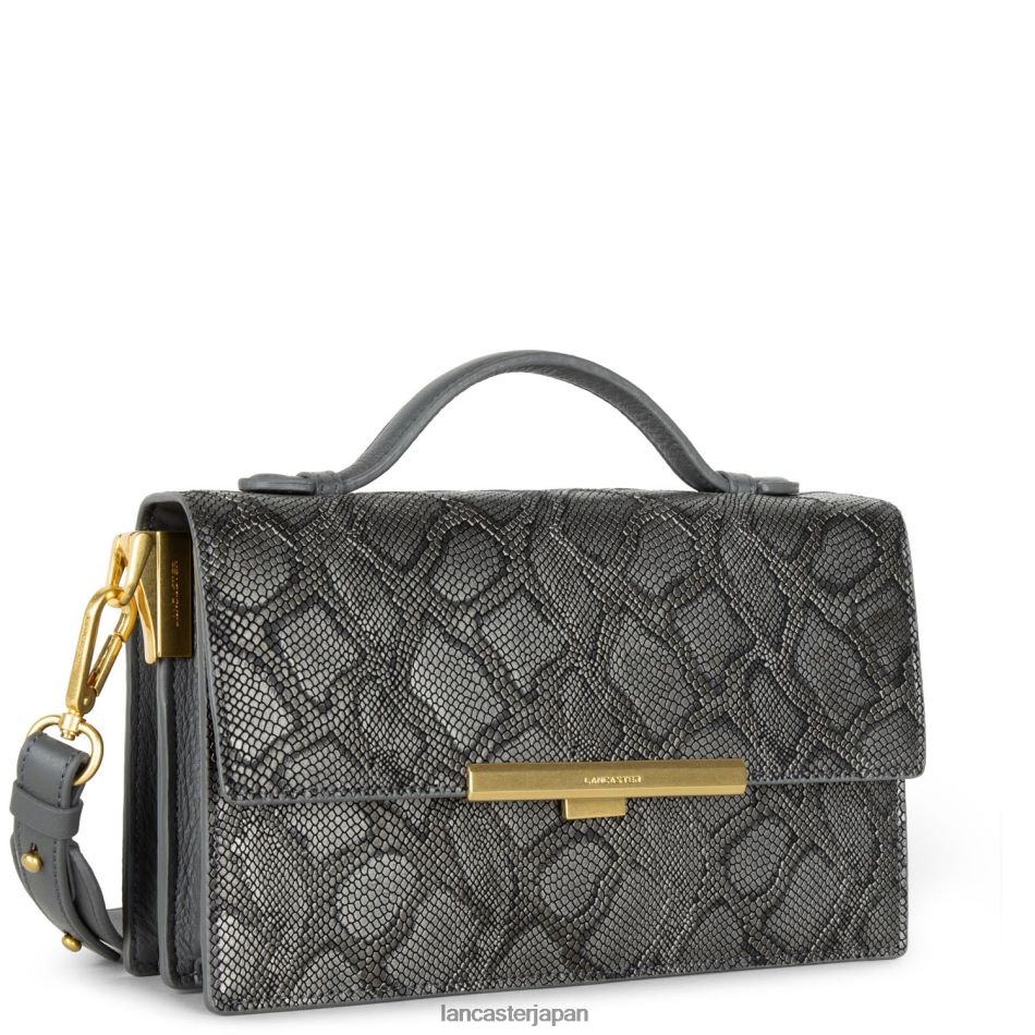 バッグ Lancaster Paris ハンドバッグエキゾチックリー グリメタルパイソン 女性 VB8ZLR3345