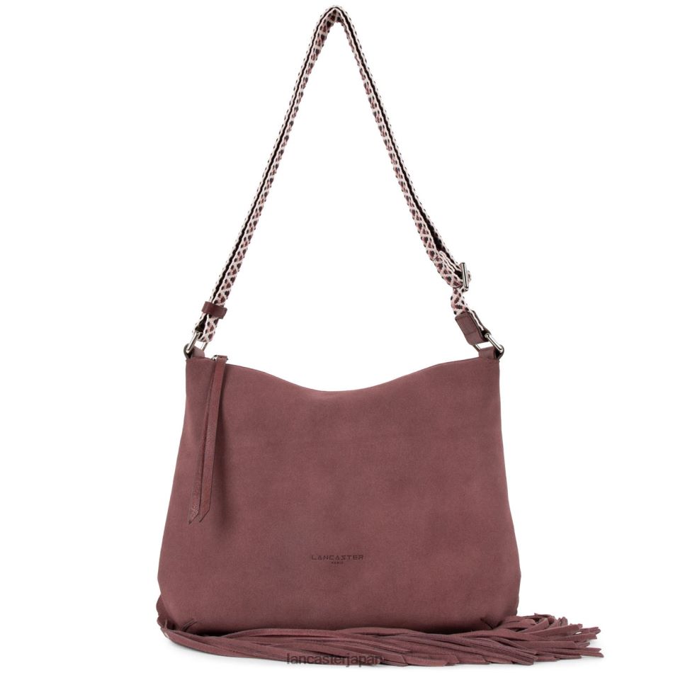 バッグ Lancaster Paris バケットバッグ サンタフェ フリンジ ボルドー 女性 VB8ZLR3396