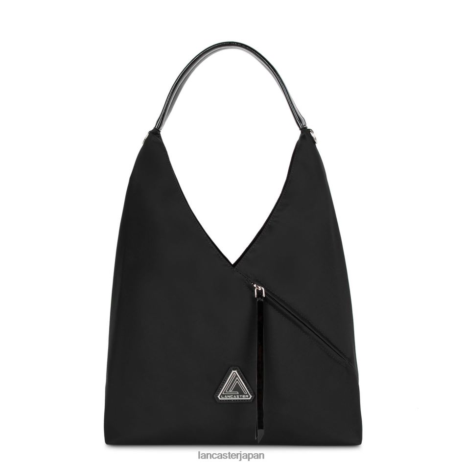 バッグ Lancaster Paris ホーボーバッグ ベーシック ヴェルニ 新品 ノワール 女性 VB8ZLR3400