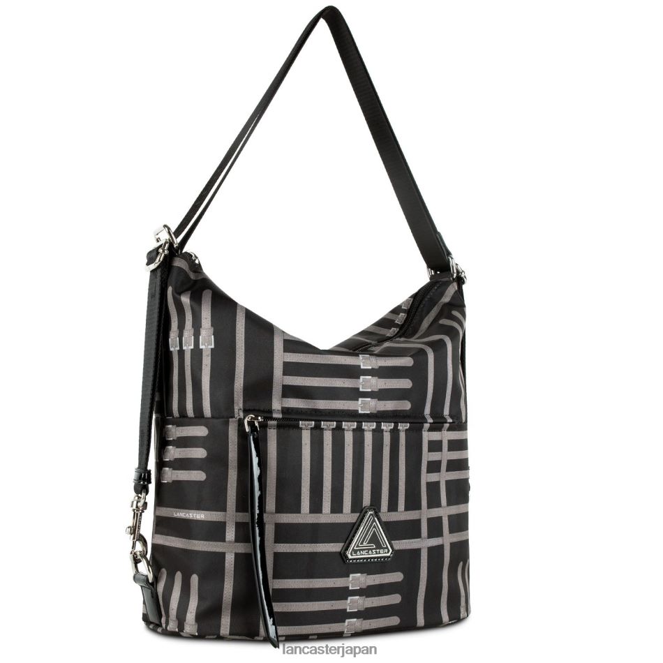 バッグ Lancaster Paris バケットバッグ ベーシック ヴェルニ ニュー ノワールトープ 女性 VB8ZLR3407