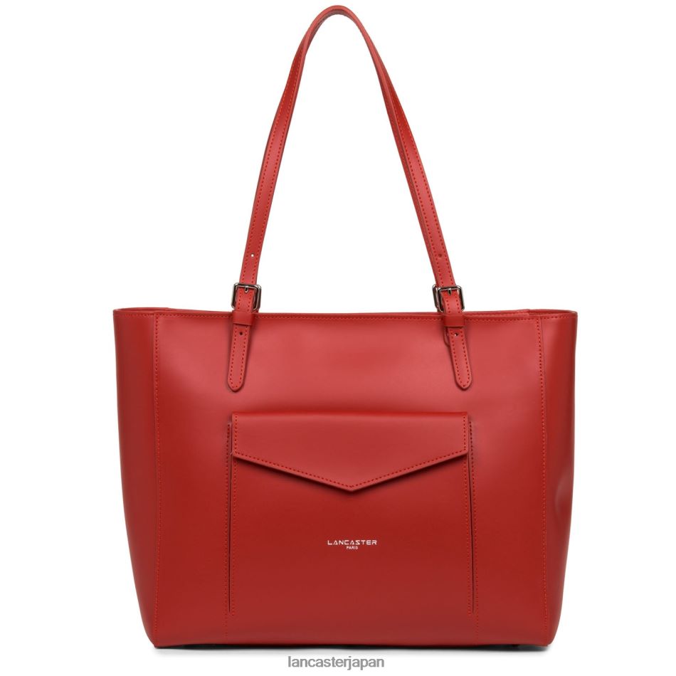 バッグ Lancaster Paris トートバッグ スムース 新品 ルージュ 女性 VB8ZLR3418