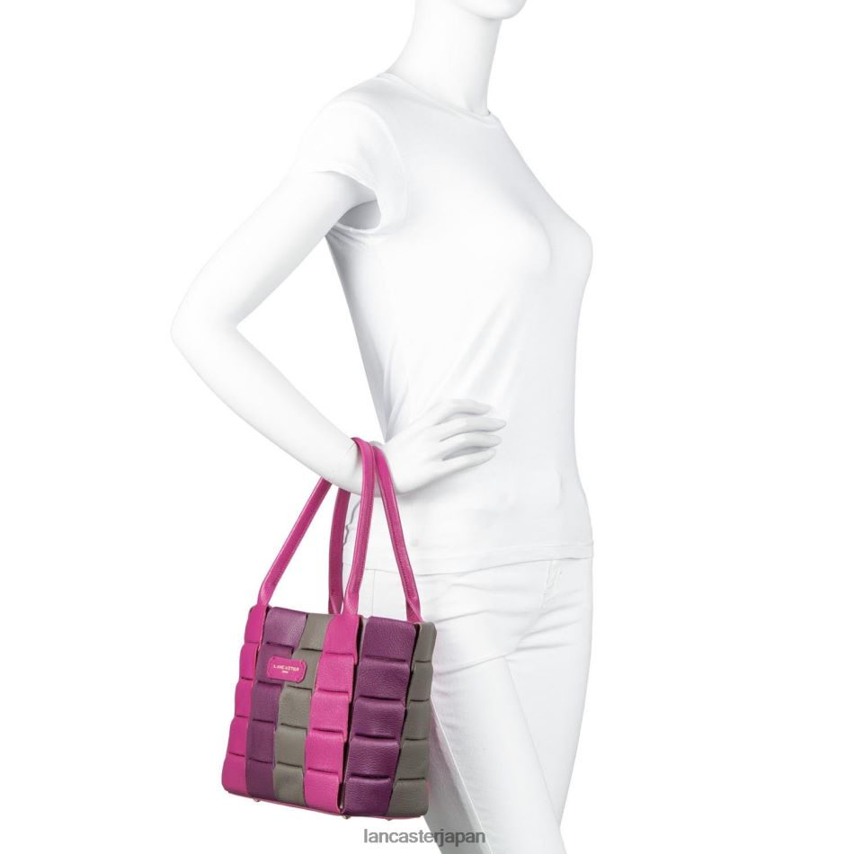 バッグ Lancaster Paris トートバッグ スタジオアンレース フクシアマルチ 女性 VB8ZLR3429
