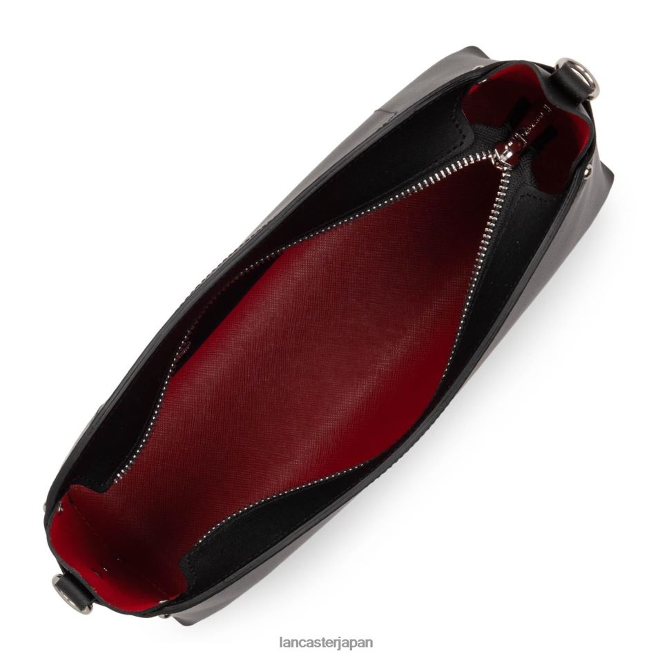 バッグ Lancaster Paris バゲットバッグ シティフローレ ノワール・イン・ルージュ 女性 VB8ZLR3500