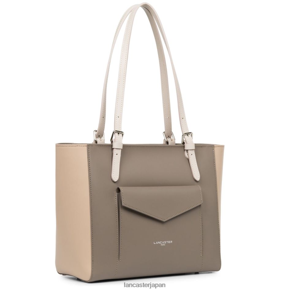 バッグ Lancaster Paris トートバッグ スムース トープ ヌード フォンセ ガレ ローズ 女性 VB8ZLR3549
