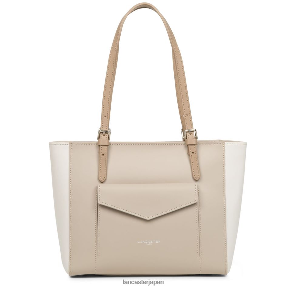 バッグ Lancaster Paris トートバッグ スムース ガレ ローズ-エクリュ-ヌード 女性 VB8ZLR3553