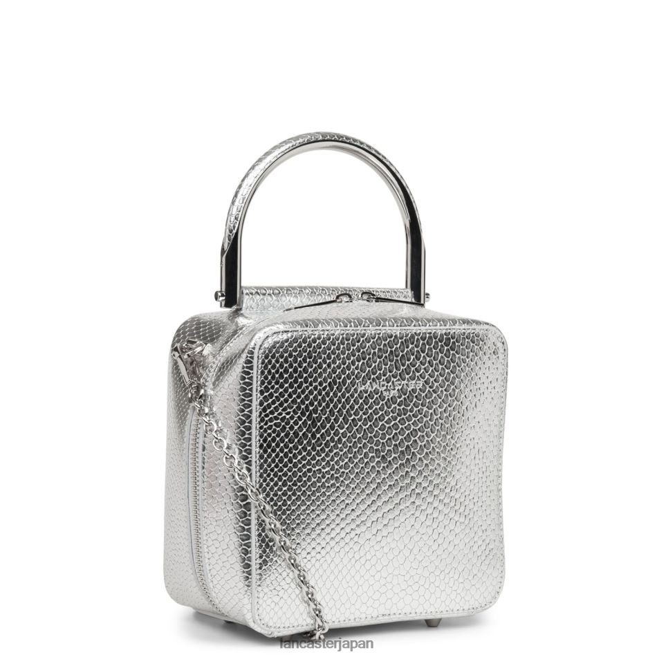 バッグ Lancaster Paris ボックスバッグエキゾチックボニー アルゼンチンニシキヘビ 女性 VB8ZLR3574