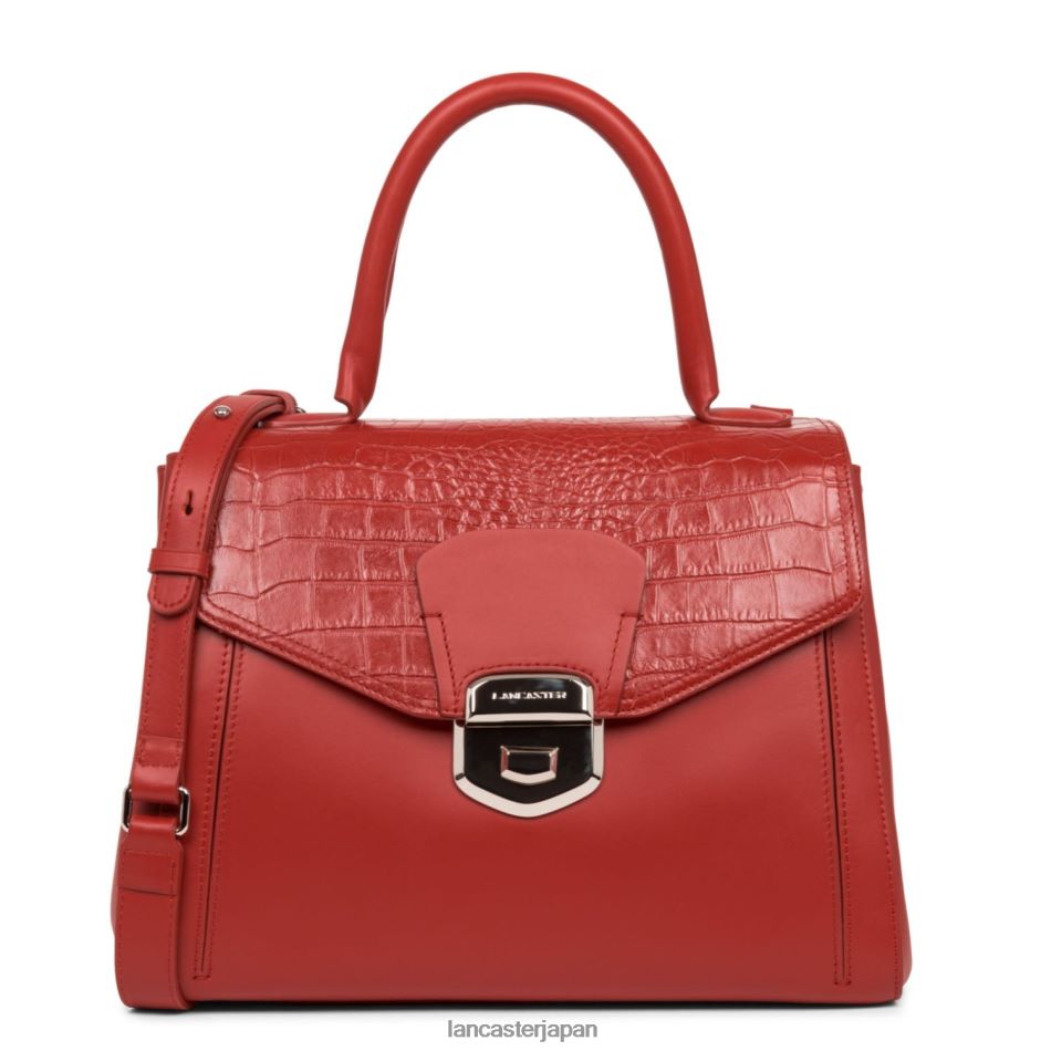 バッグ Lancaster Paris トートバッグ パリジェンヌ ソフィア ルージュクロコ 女性 VB8ZLR3609