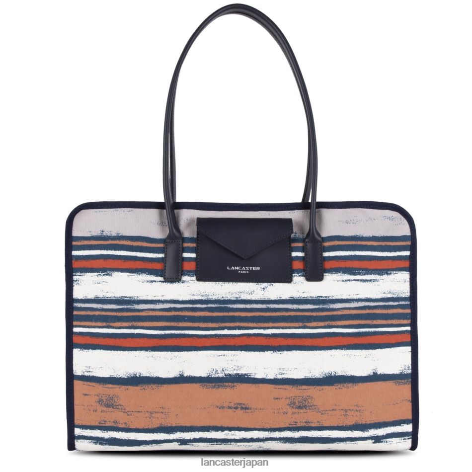バッグ Lancaster Paris ハンドバッグ本物のプロヴァンス ブルーレイユール 女性 VB8ZLR3630