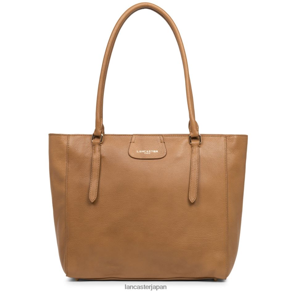 バッグ Lancaster Paris トートバッグ砂丘 キャメル 女性 VB8ZLR3654