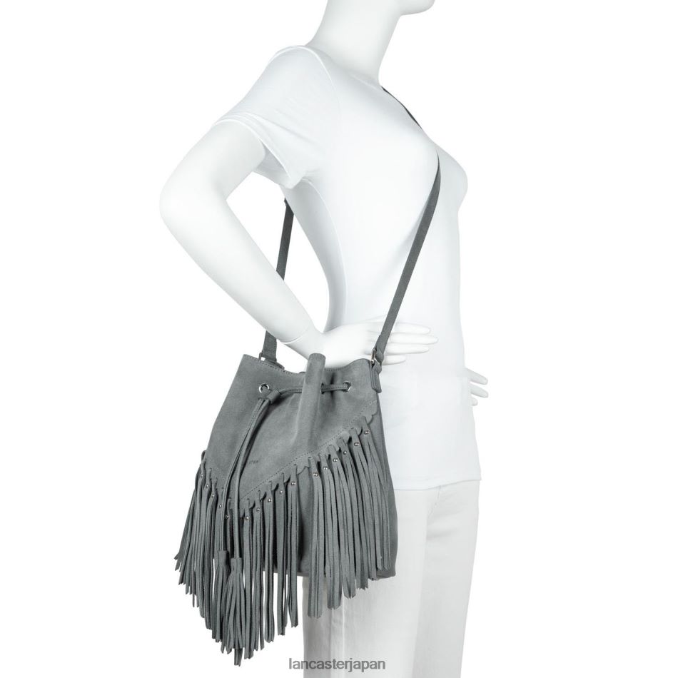 バッグ Lancaster Paris バケットバッグ サンタフェ フリンジ ボルドー 女性 VB8ZLR3700