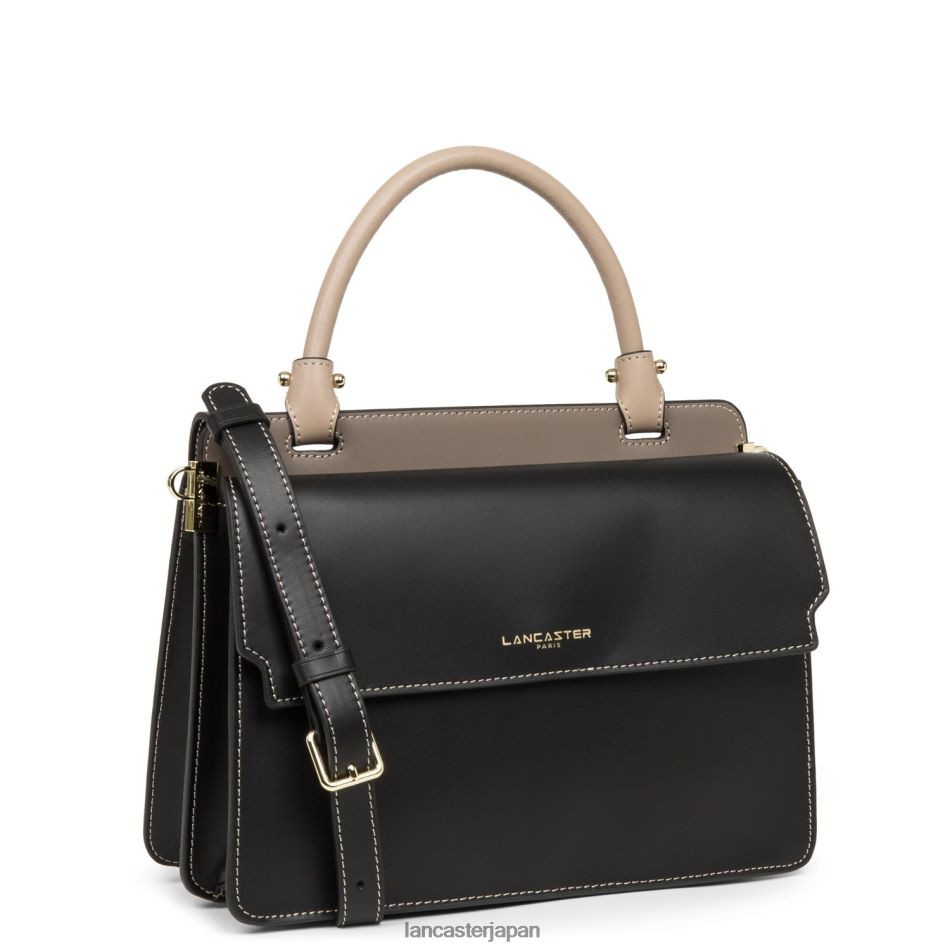 バッグ Lancaster Paris ハンドバッグは滑らかまたは軽量 ノワール-トープ-ヌードフォンセ 女性 VB8ZLR3713