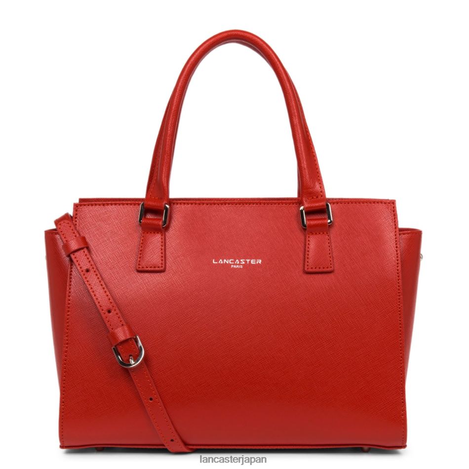 バッグ Lancaster Paris ハンドバッグ サフィアーノ アンタンポレル ルージュ 女性 VB8ZLR3721