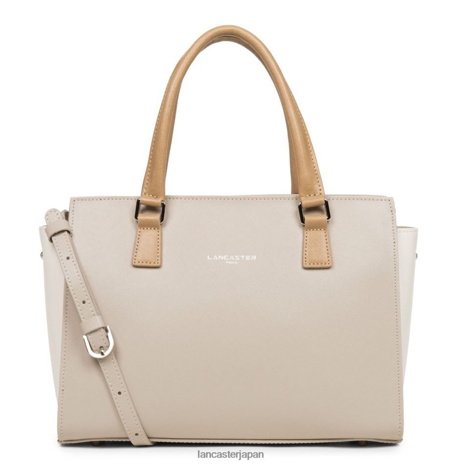 バッグ Lancaster Paris ハンドバッグ サフィアーノ アンタンポレル ガレ ローズ-エクリュ-ヌード 女性 VB8ZLR3725