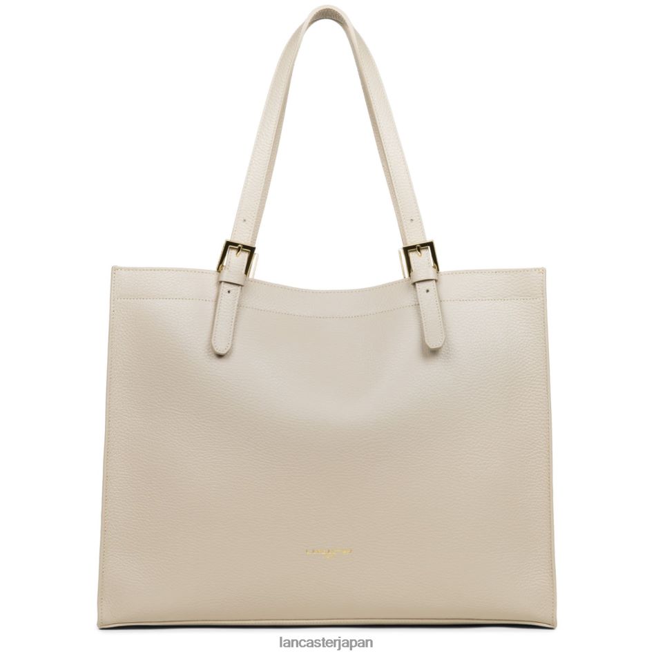 バッグ Lancaster Paris 特大トートバッグ フーロンヌ ダブル ベージュインオレンジ 女性 VB8ZLR3812