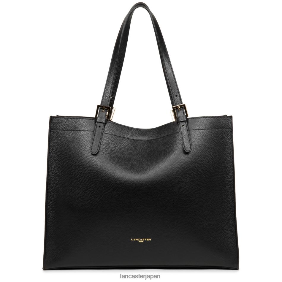バッグ Lancaster Paris 特大トートバッグ フーロンヌ ダブル ノワール・イン・ヌード 女性 VB8ZLR3814