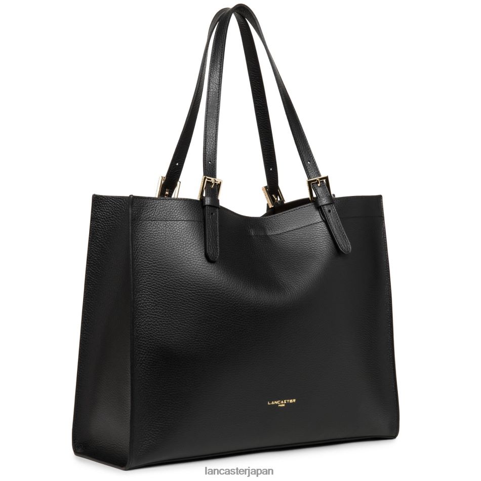 バッグ Lancaster Paris 特大トートバッグ フーロンヌ ダブル ノワール・イン・ヌード 女性 VB8ZLR3814