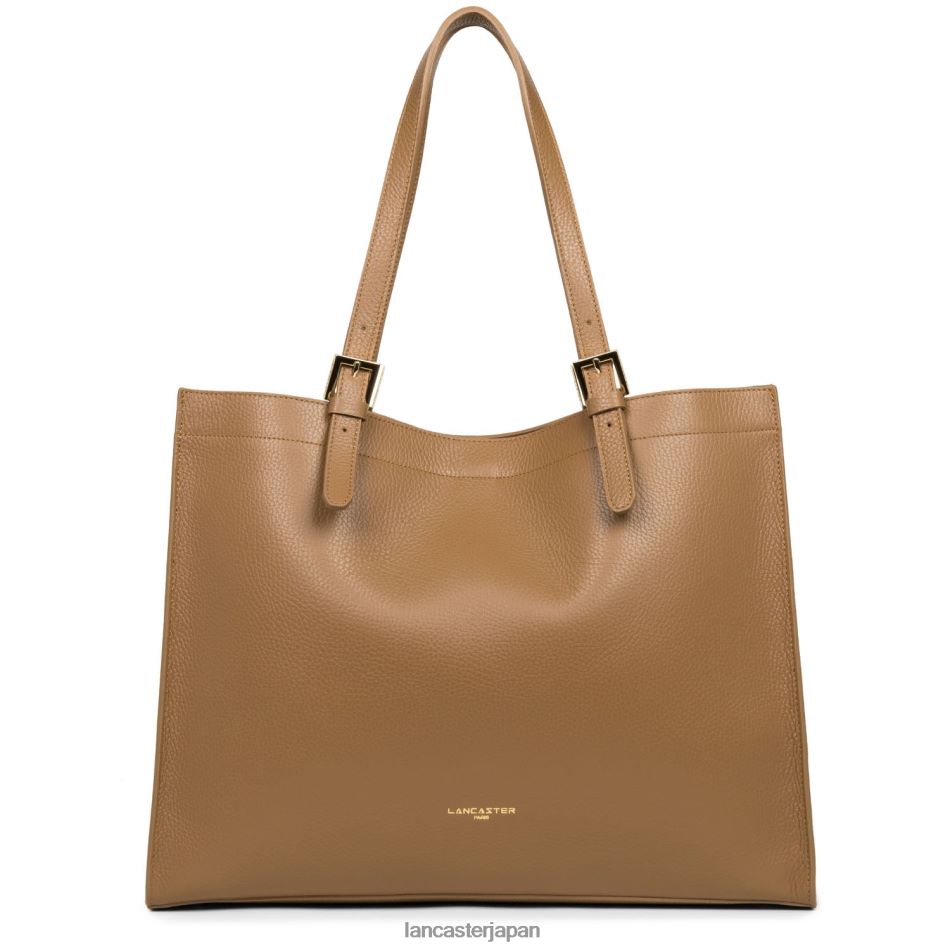 バッグ Lancaster Paris 特大トートバッグ フーロンヌ ダブル ラクダ・イン・ノワール 女性 VB8ZLR3816