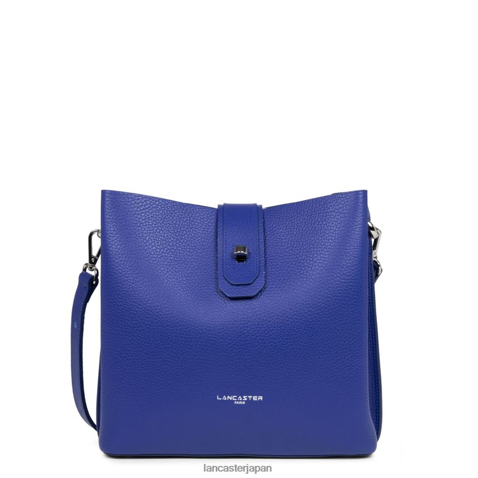 バッグ Lancaster Paris スモール バケットバッグ フーロンヌ ダブル ブルー エレクトリック イン ヴェール 女性 VB8ZLR3830