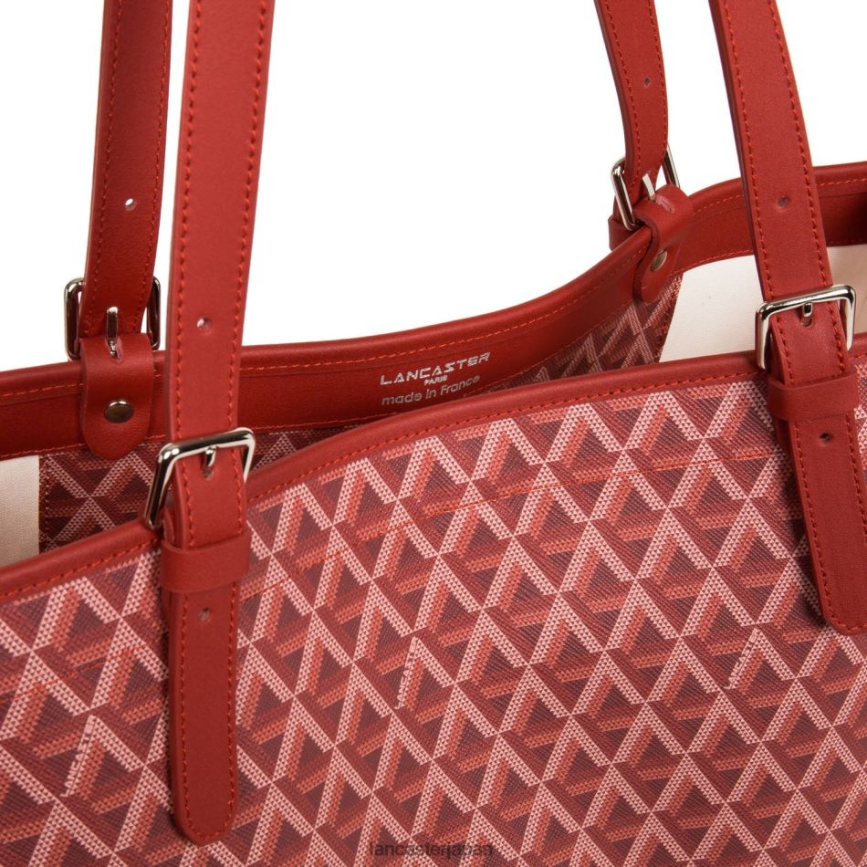 バッグ Lancaster Paris 大きなトートバッグのアイコン カーミン 女性 VB8ZLR3879