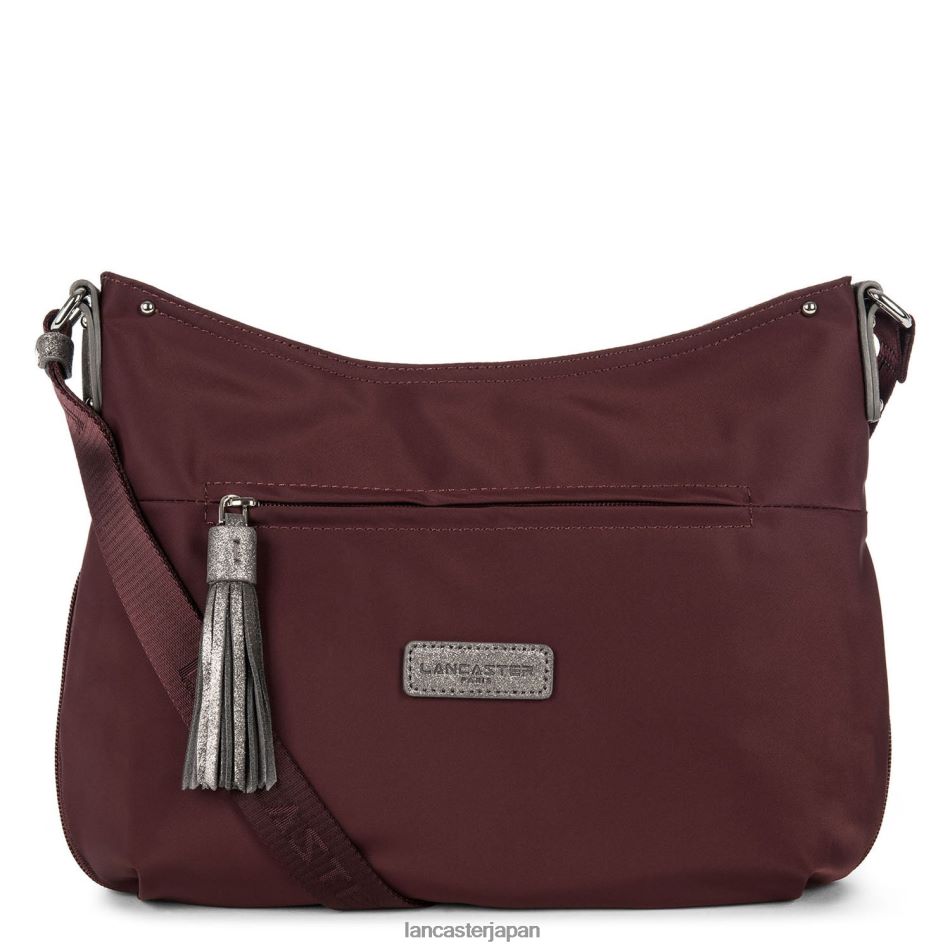 バッグ Lancaster Paris ショルダーバッグ ベーシックポンポン ボルドーガンメタル 女性 VB8ZLR4048