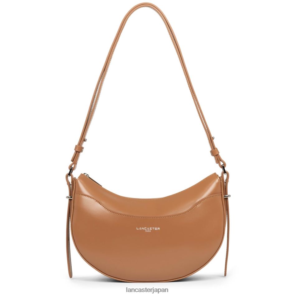 バッグ Lancaster Paris ハーフムーンバッグ スワーブエース キャメル 女性 VB8ZLR418