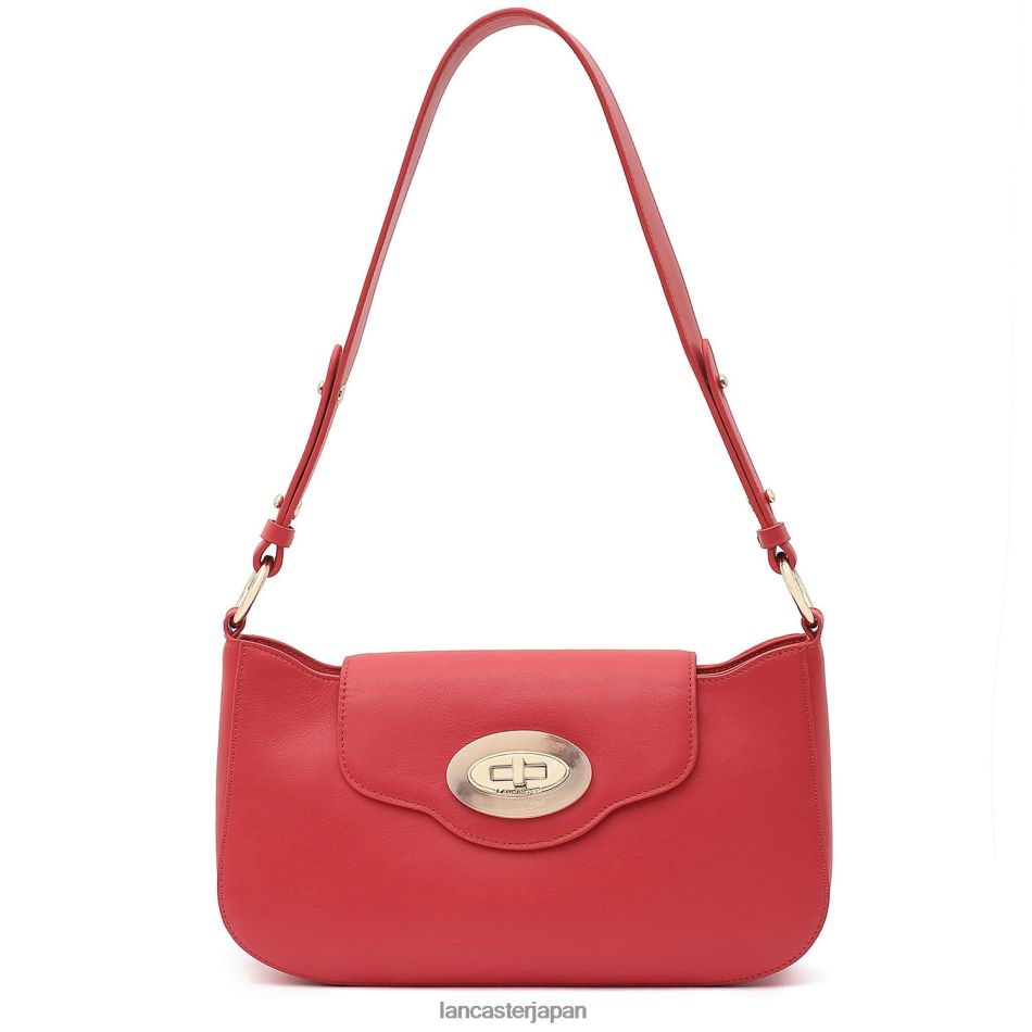 バッグ Lancaster Paris ショルダーバッグ マーブルタッチ 朱色 女性 VB8ZLR4243