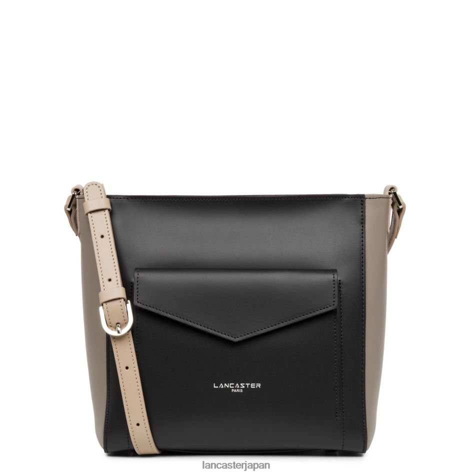 バッグ Lancaster Paris バケツバッグスムース ノワール-トープ-ヌードフォンセ 女性 VB8ZLR4280