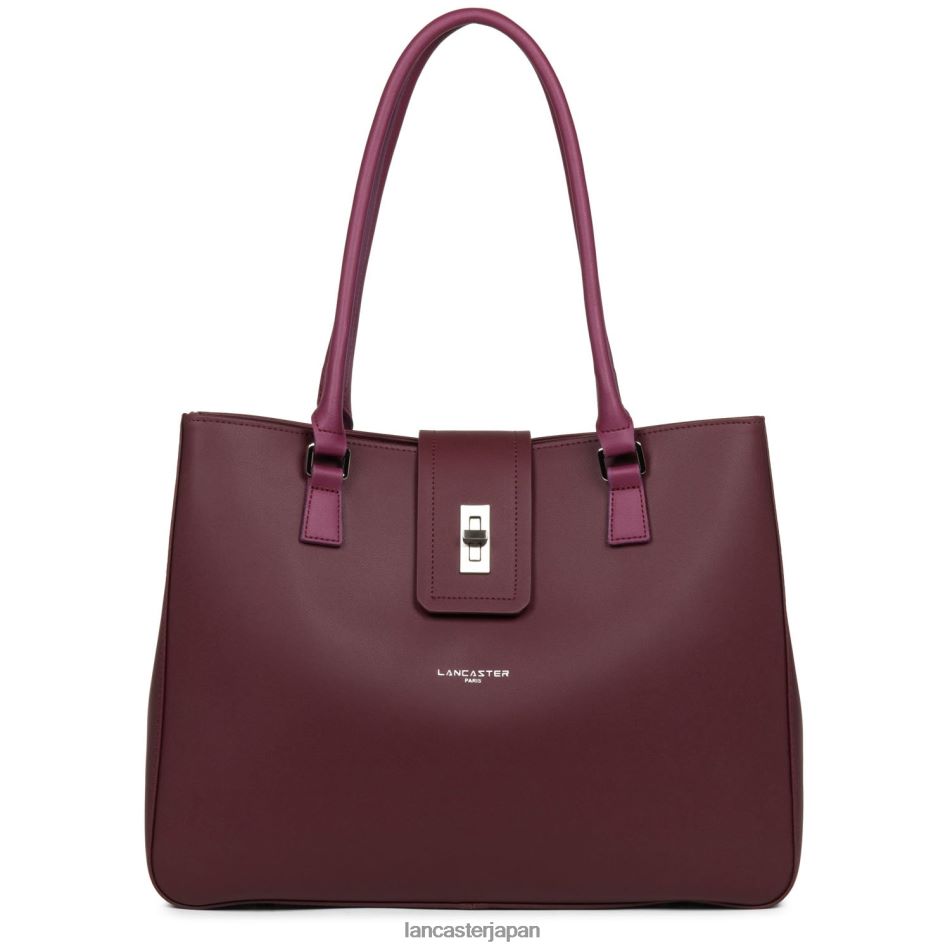 バッグ Lancaster Paris ラージトートバッグ シティ前店 ポアプレオーキディー 女性 VB8ZLR4438