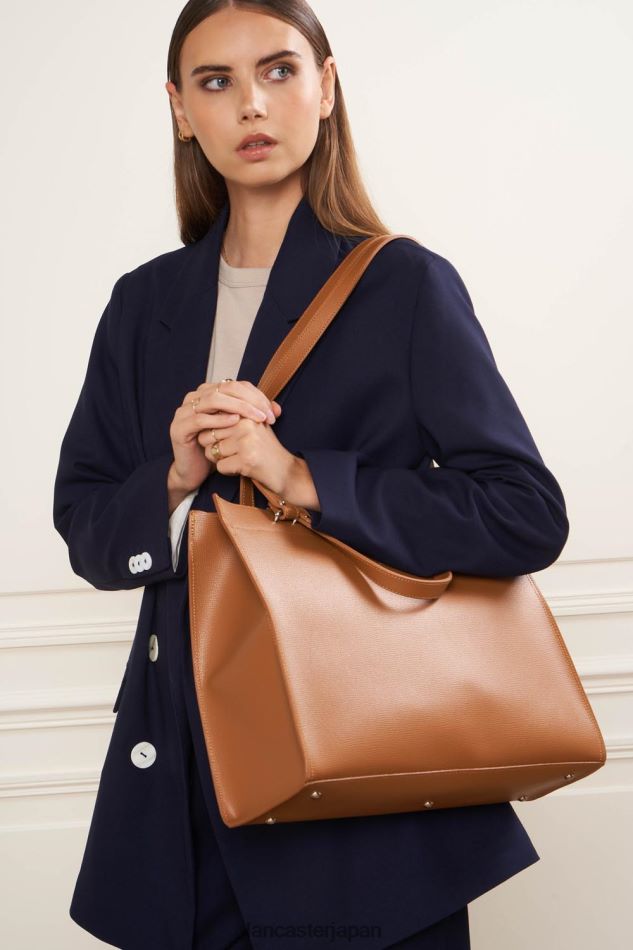 バッグ Lancaster Paris ラージトートバッグ シエラ キャメル 女性 VB8ZLR4465