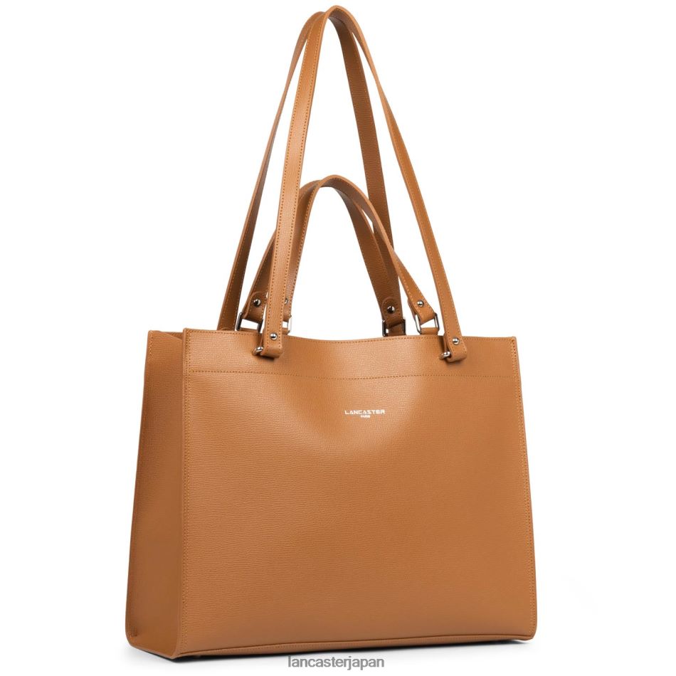 バッグ Lancaster Paris ラージトートバッグ シエラ キャメル 女性 VB8ZLR4465