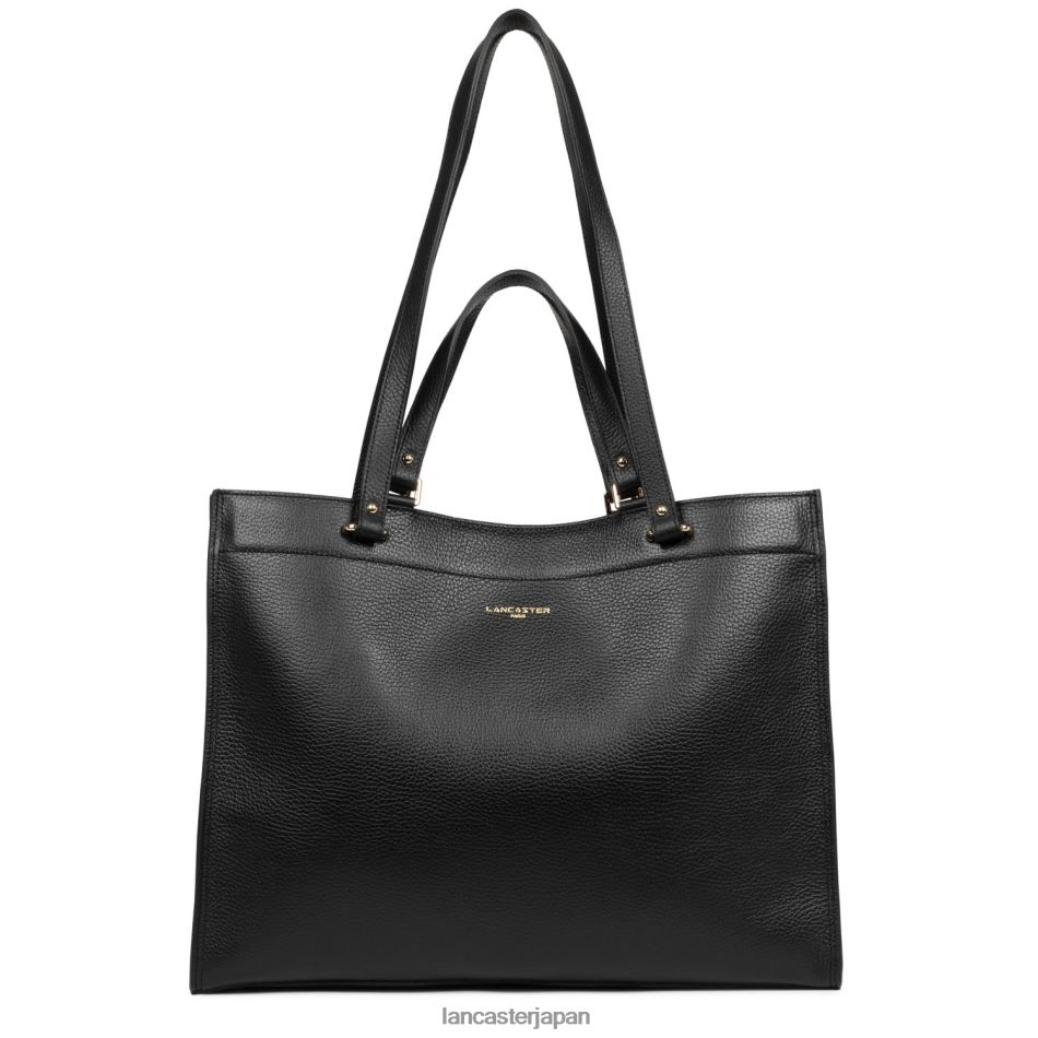 バッグ Lancaster Paris 特大トートバッグ フーロンヌ ダブル ノワール・イン・ヌード 女性 VB8ZLR4520