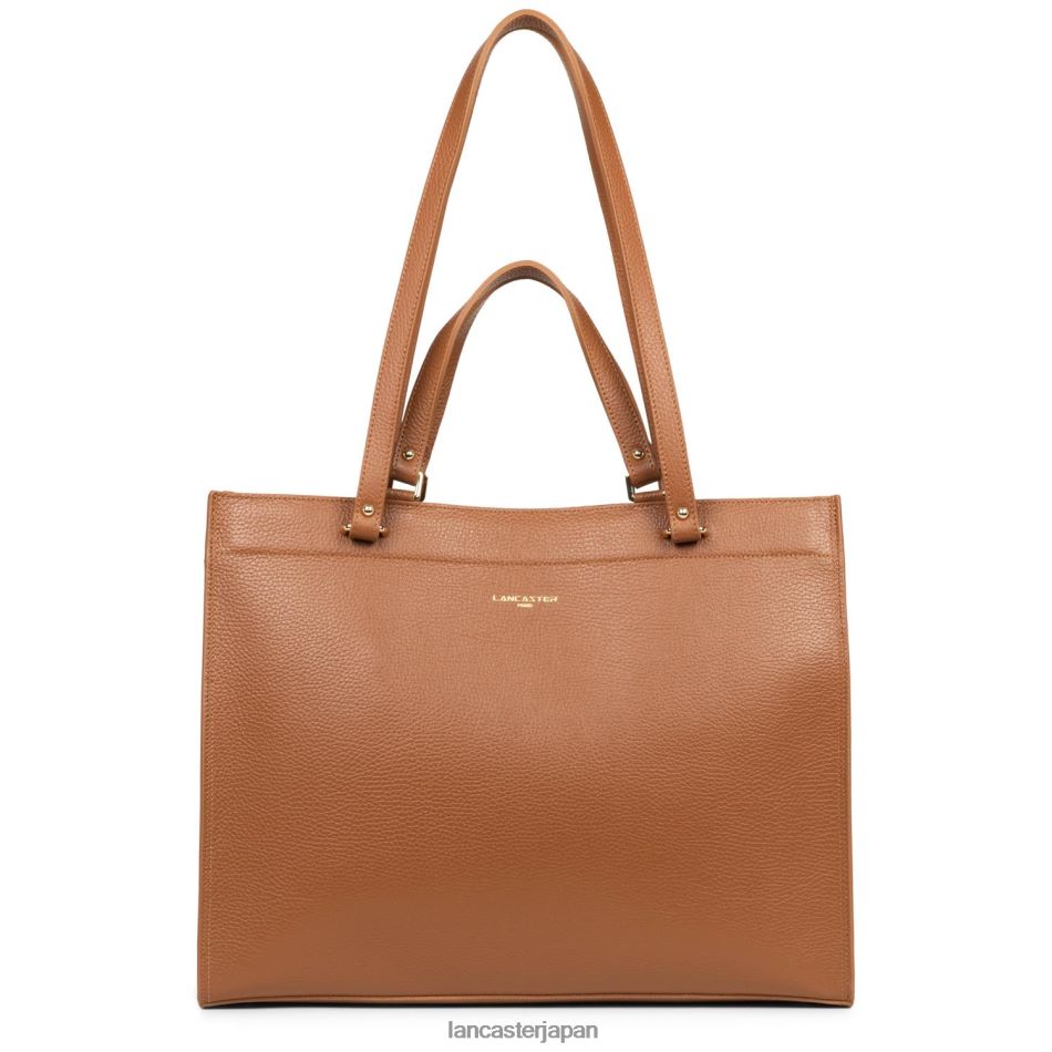 バッグ Lancaster Paris 特大トートバッグ フーロンヌ ダブル オレンジ色のラクダ 女性 VB8ZLR4521