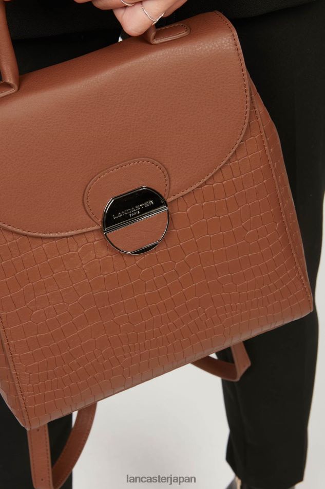 バッグ Lancaster Paris バックパックピア コニャッククロコ 女性 VB8ZLR4567
