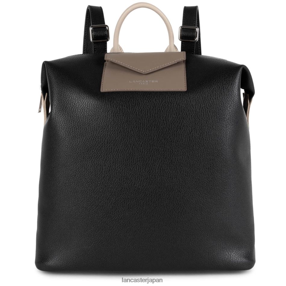 バッグ Lancaster Paris バックパックマヤ ノワール トープ ガレ ローズ 女性 VB8ZLR4641