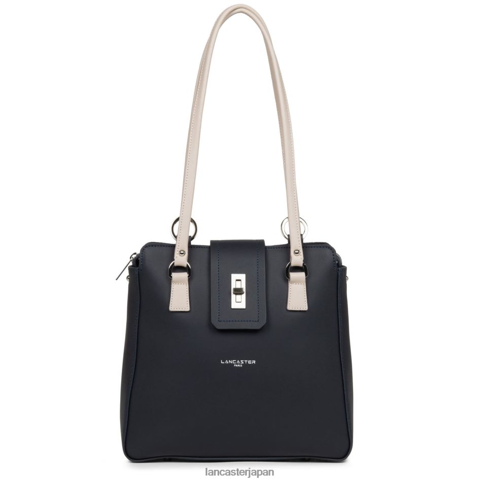 バッグ Lancaster Paris バックパックシティ前 ブルー・フォンセ・ガレ ローズ 女性 VB8ZLR4651