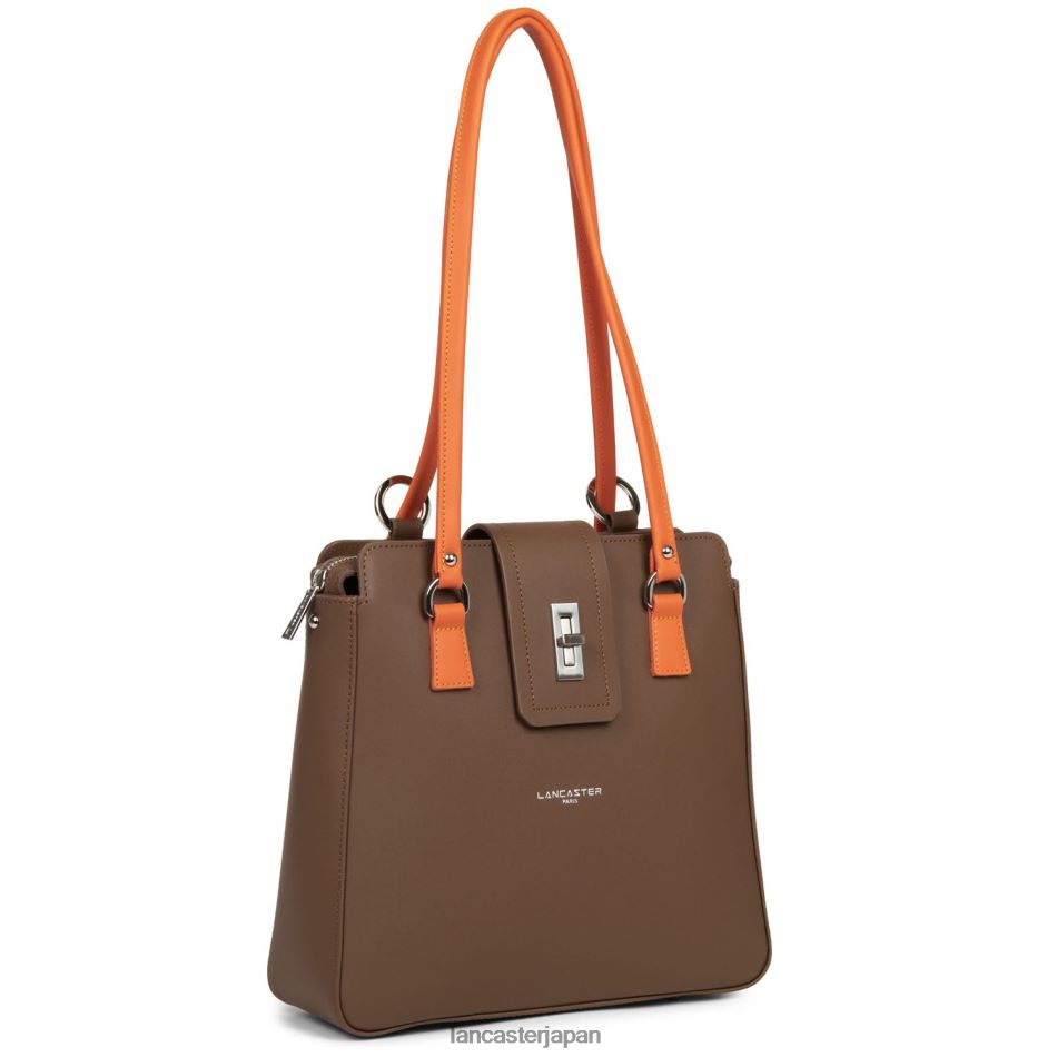 バッグ Lancaster Paris バックパックシティ前 ビジョンオレンジ 女性 VB8ZLR4654