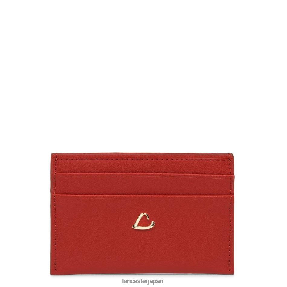 アクセサリー Lancaster Paris カードホルダー シティフィロス ルージュ 女性 VB8ZLR4701