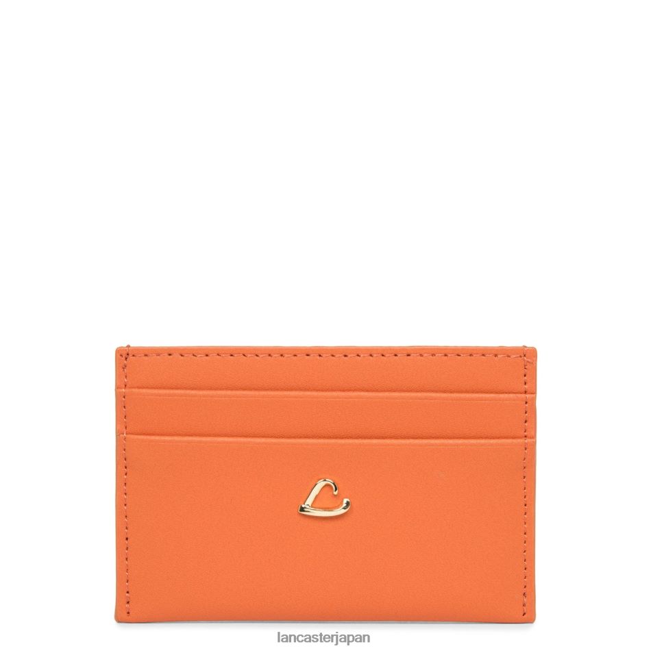 アクセサリー Lancaster Paris カードホルダー シティフィロス オレンジ 女性 VB8ZLR4709