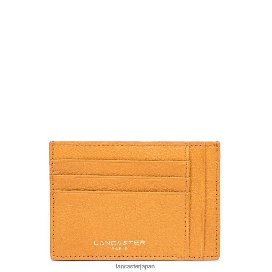 アクセサリー Lancaster Paris カードホルダー砂丘新品 サフラン 女性 VB8ZLR4734