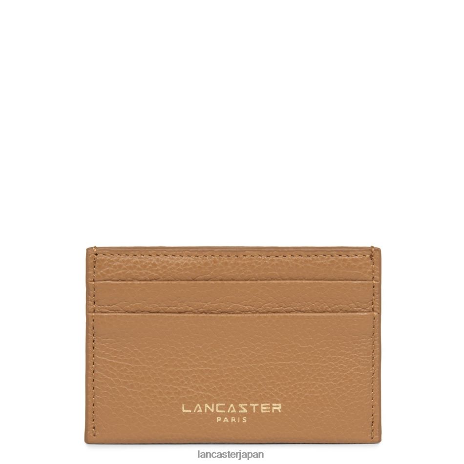アクセサリー Lancaster Paris カードホルダー砂丘軽量 キャメル 女性 VB8ZLR4745