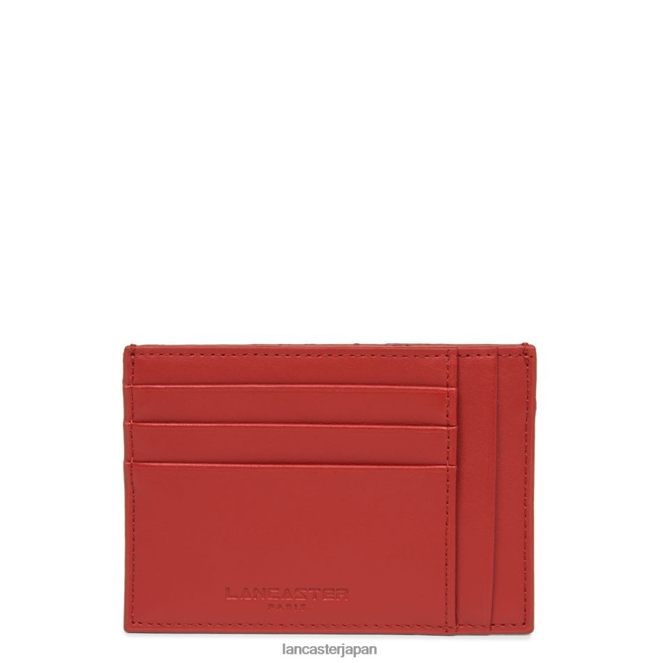 アクセサリー Lancaster Paris カードホルダー パリジェンヌ午後 ルージュ 女性 VB8ZLR4761