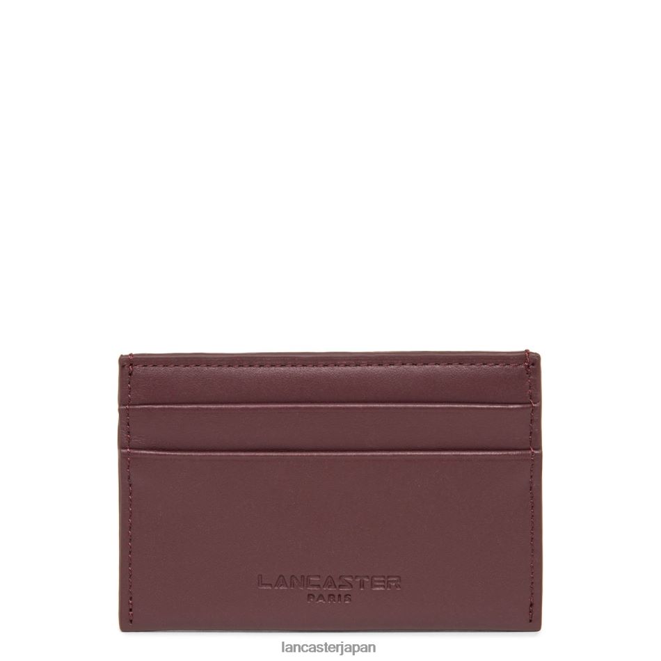 アクセサリー Lancaster Paris カードホルダー パリジェンヌ午後 ボルドー 女性 VB8ZLR4767