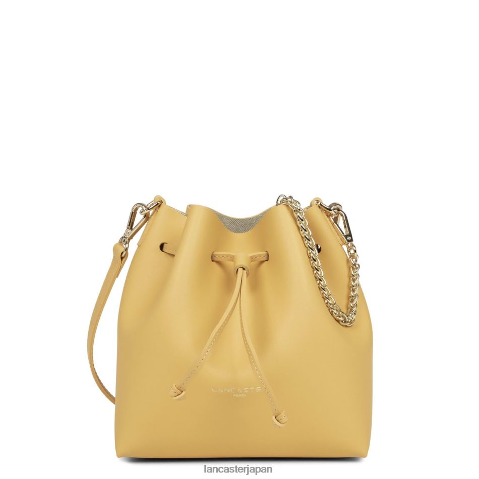 バッグ Lancaster Paris スモール バケット バッグ ピュール & エレメント シティ オークルインシャンパン 女性 VB8ZLR525