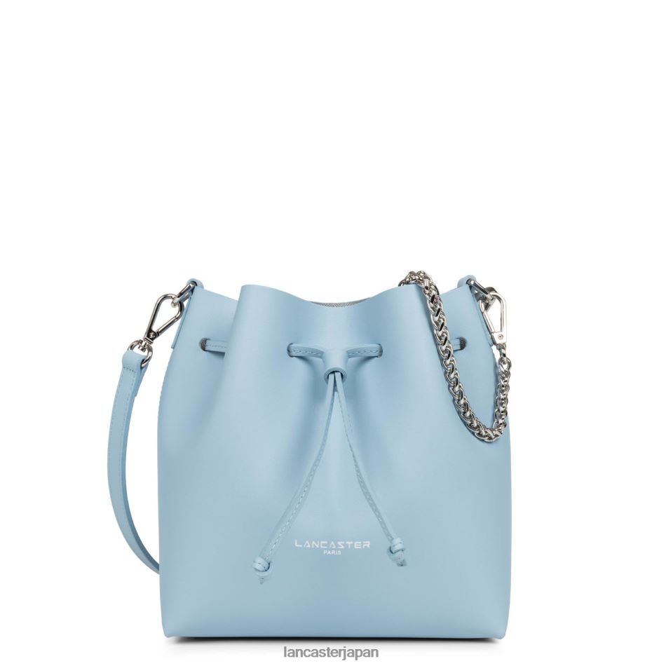 バッグ Lancaster Paris スモール バケット バッグ ピュール & エレメント シティ ブルー・シエル・イン・アルジャン 女性 VB8ZLR528