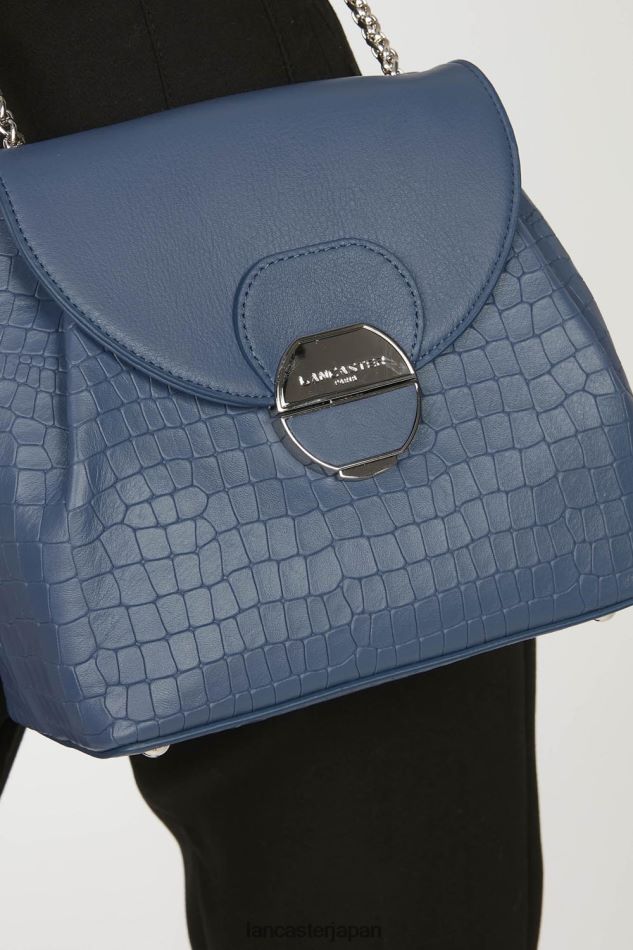 バッグ Lancaster Paris クロスボディバッグ ピア ブルークロコ 女性 VB8ZLR550