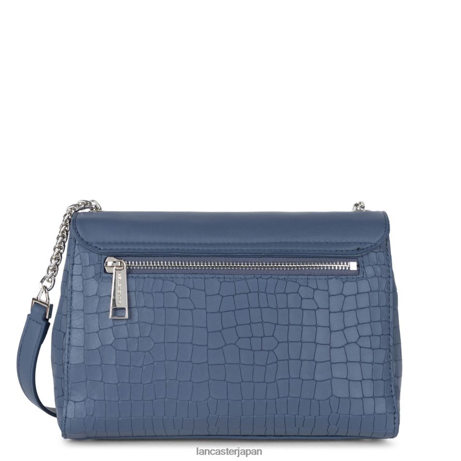 バッグ Lancaster Paris クロスボディバッグ ピア ライトウェイト ブルークロコ 女性 VB8ZLR570