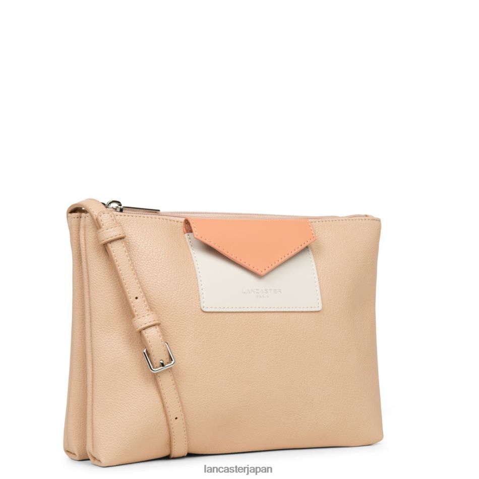 バッグ Lancaster Paris ダブルクラッチマヤ軽量 プードルエクリュキャニオン 女性 VB8ZLR647