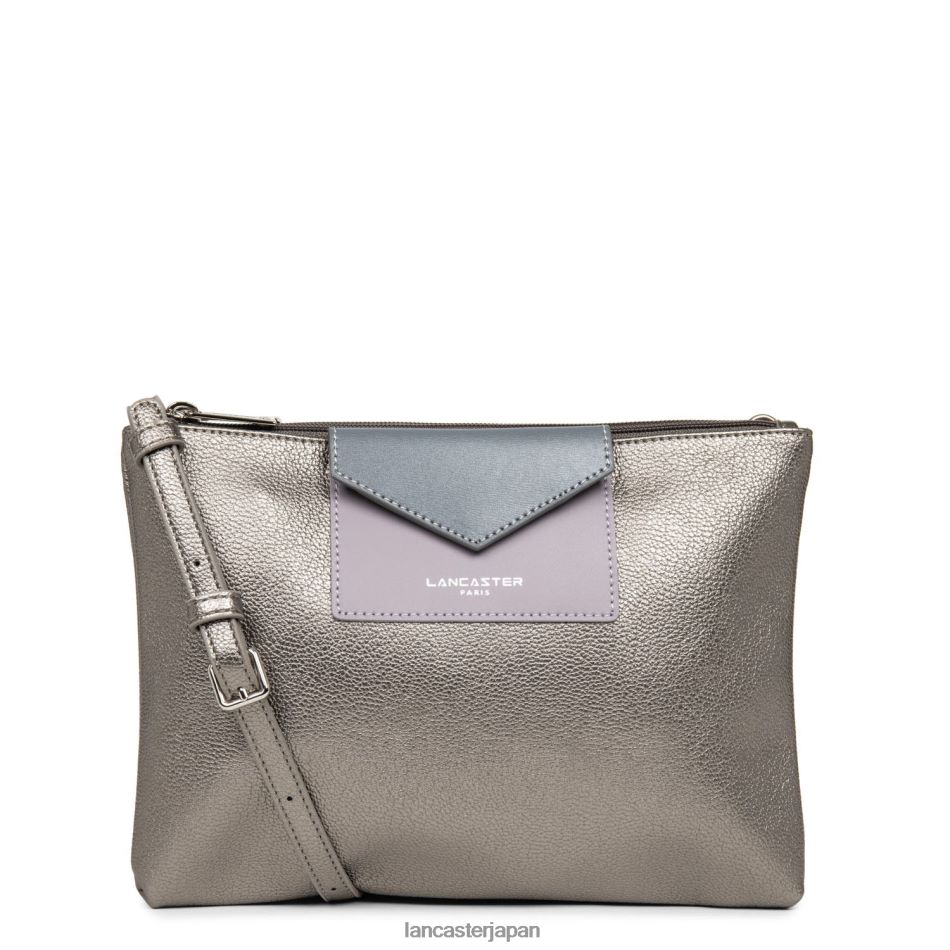 バッグ Lancaster Paris ダブルクラッチマヤ軽量 エタン・モーヴ・グリ 女性 VB8ZLR649