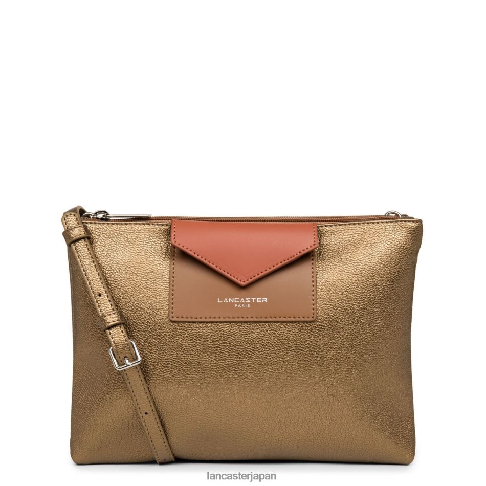 バッグ Lancaster Paris ダブルクラッチマヤ軽量 青銅-ラクダ-ポチロン 女性 VB8ZLR650